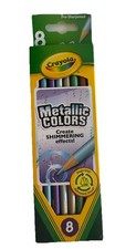 Crayola Metallic Colors Colored Pencils - Pack of 8 Pencils 68-3708