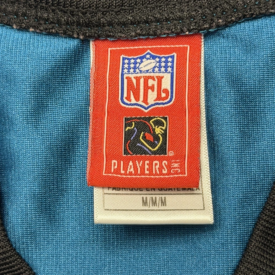 Camiseta de fútbol americano Jacksonville Jaguars para hombre verde azulado medio NFL Jones-Drew 32 Reebok Foto 4 de 4