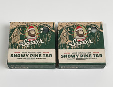 Dr. Squatch Limited Edition Snowy Pine Tar Soap 5 oz x2