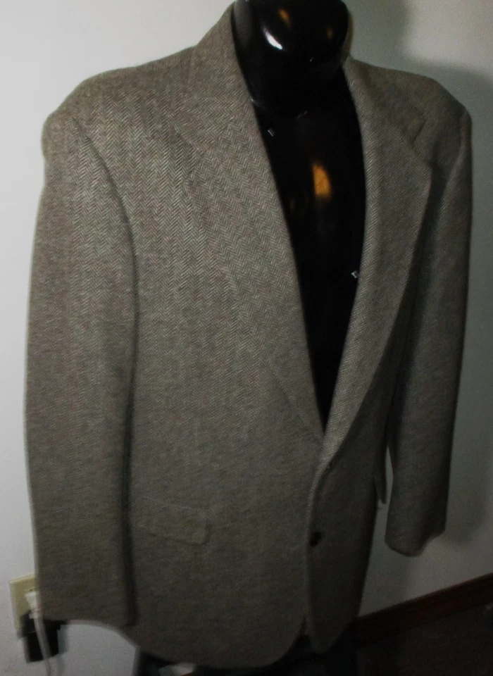 PENDLETON Brown 100% Pure Virgin Wool Blazer Suit Jacket Men's Size 44 Long - Image 3 of 4