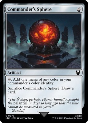 1x Commander's Sphere - Commander: The Lord of The Rings  - NM