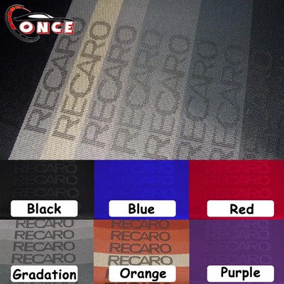 JDM RECARO Fabric for Seat Cover Door Panel Armrest Headliner Decoration Cloth