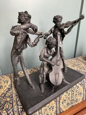 Original Sculpture Three Musicians Playing