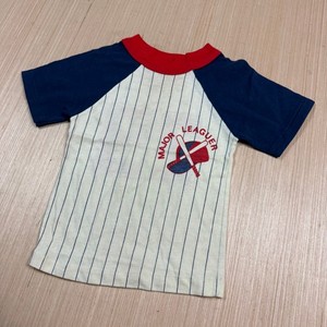 Vintage 70s JC Penney Toddler T Shirt Ringer Baseball Small 3-4 Jersey raglan