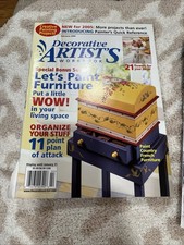 Decorative Artist Workbook Tole Painting Magazine Feb 2005 Assort Patterns