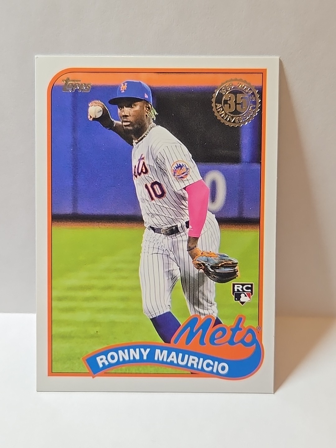 2024 Topps Series 1 Ronny Mauricio RC 35th Anniversary 1989 Insert #89B-93