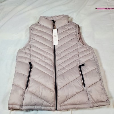 Love Tree Ultra Light Packable Vest Women's Size Small Mauve *FLAW* NWT
