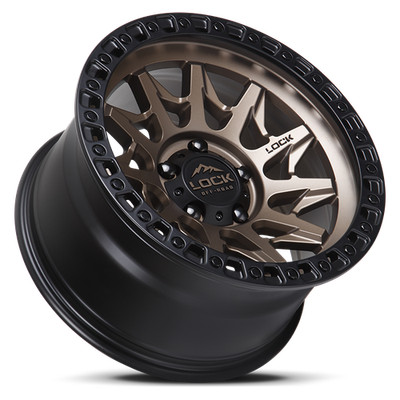 4 New 20x9 Lock Off-Road Lunatic Matte Bronze Black 6x135 ET0 Wheel Rim