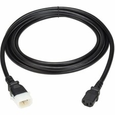 Eaton P005-E10 PDU POWER CORDS C13 P-LOCK C14 HEAVY-DUTY 15A 250V 10FT BLACK