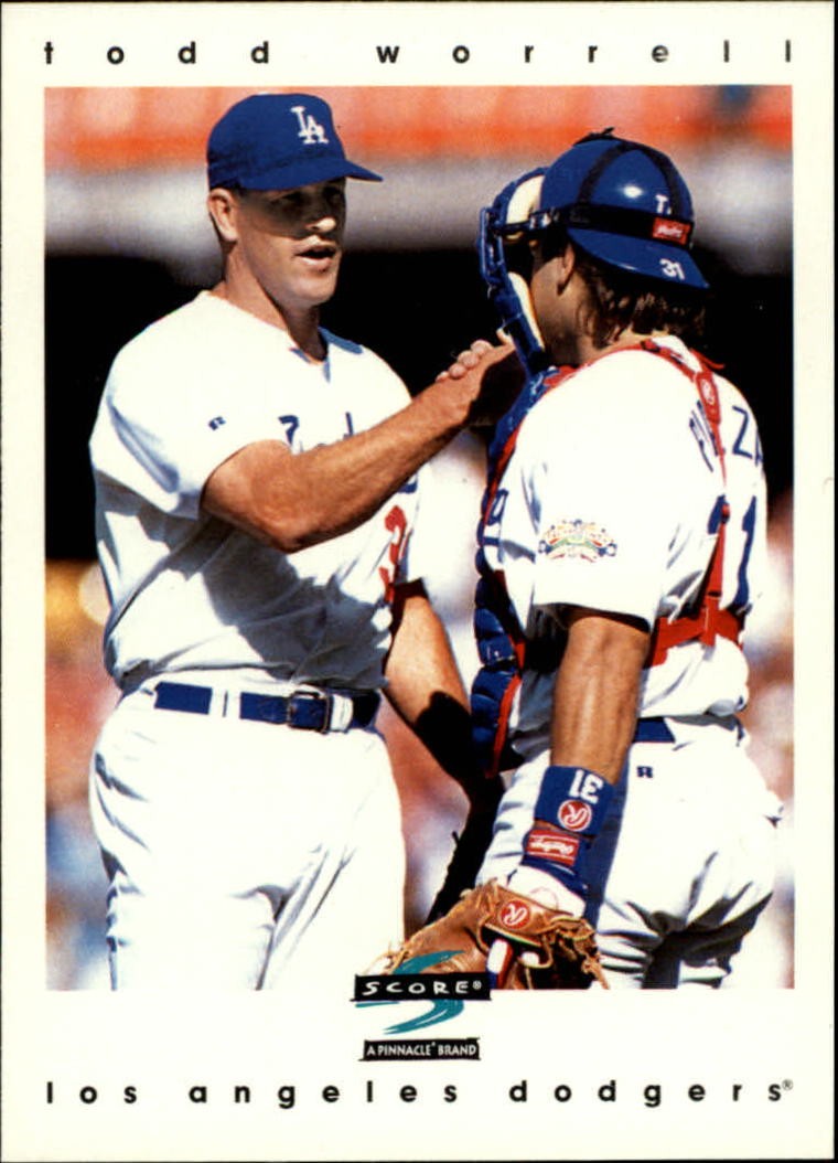 1997 Score Baseball Card #392 Todd Worrell