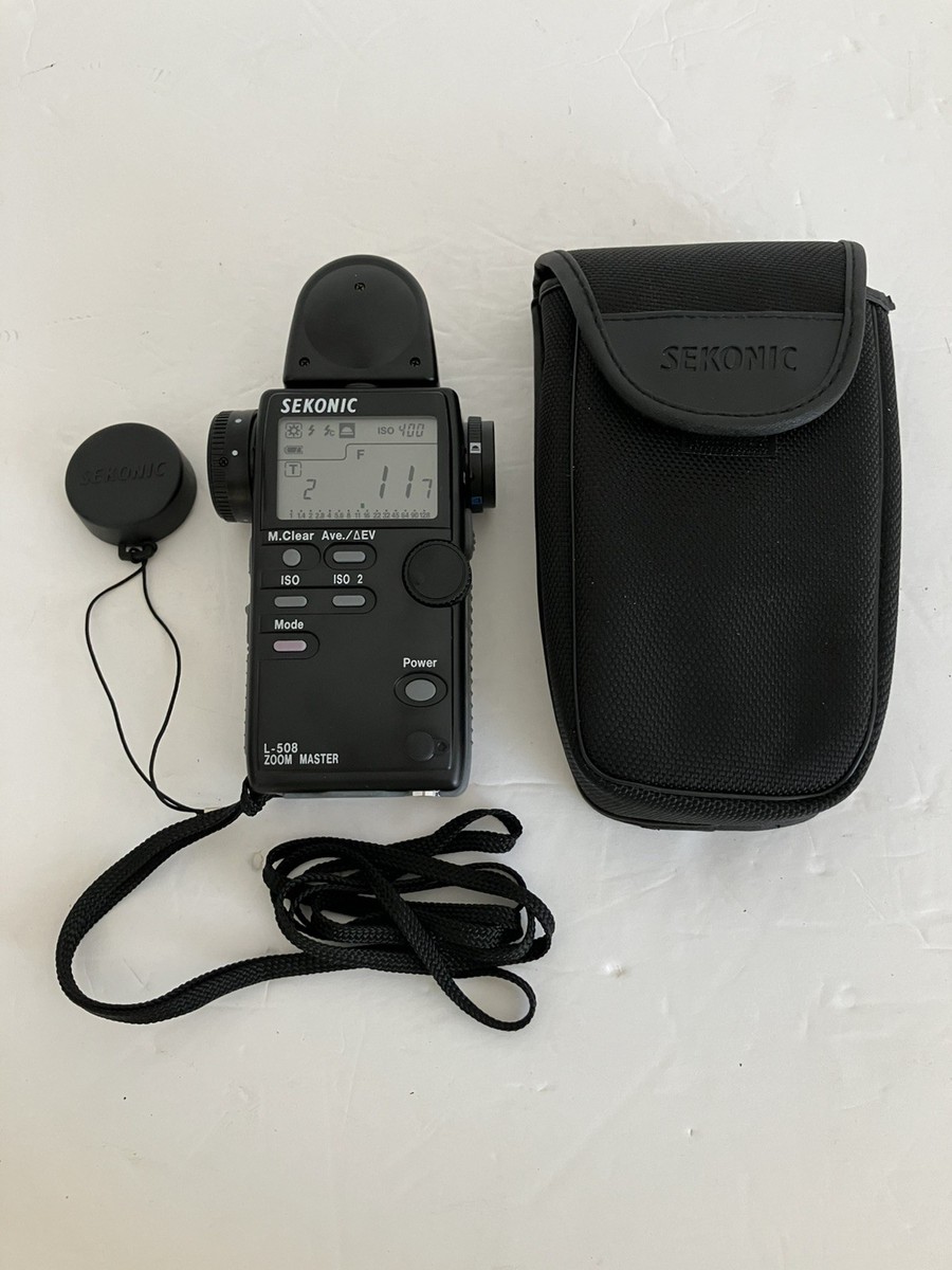 Meter Sekonic 508 Sekonic L-508 Zoom Master Light Meter Soft Case UK