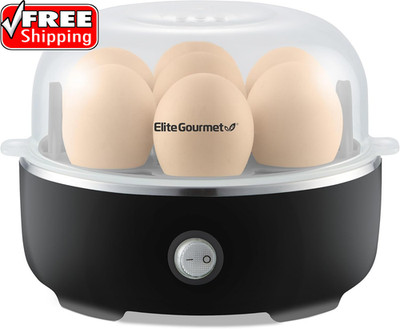 EGC115B Easy Egg Cooker Electric 7-Egg Capacity, Soft, Medium, Hard-Boiled Egg C