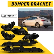 2009 2013 For Toyota Corolla Bumper Rear Cover Retainer Brackets Set Left Right