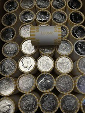 2025 P BU Kennedy Half Dollar rolls X5 unsearched(Variety was found in this box)