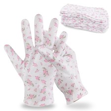 100 Cotton Moisturizing Gloves for Dry Hands Overnight Eczema Care 12 Pairs