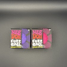 Schylling NEEDOH Fuzzball Authentic Nee Doh Fuzzball flower power lot of 2