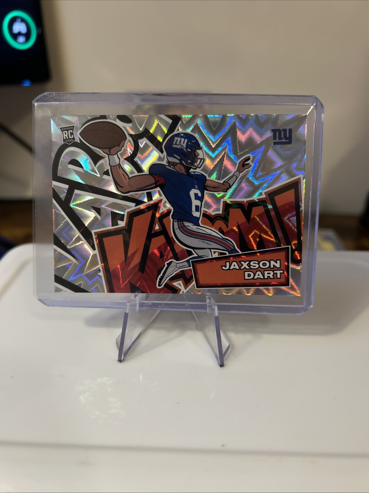 2025 Panini Absolute - Kaboom! Horizontal Jaxson Dart #34 (RC)