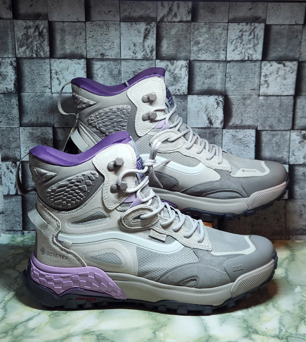Vans Crestline GORE-TEX MTE Trail Shoes Light Grey Purple Men’s Size 7.5 / 9W VANS Crestline GORE-TEX MTE Light Grey Purple for Sale  main image 3