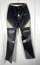 Fashion Nova MotorSport Moto Pants Womens M Faux Leather Streetwear