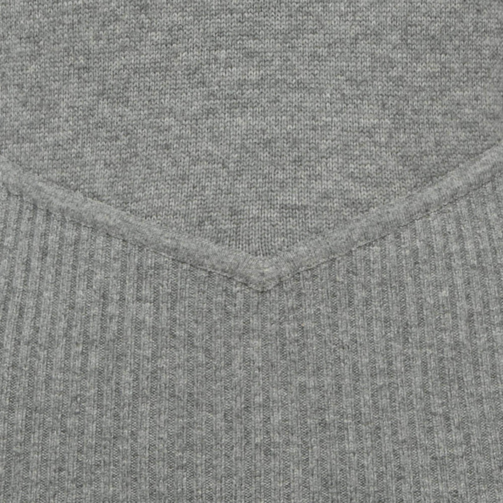 Chanel Grey Wool Cashmere Midi Dress M thumbnail 3