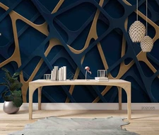 3D Openwork Graphic Paper Cutout Wall Murals Wallpaper Murals Wall Sticker