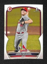 2023 Bowman Draft - Jason Savacool 1st Bowman #BD-200 Cardinals Prospect