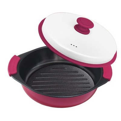 Microwave Grill PanMicrowave Bacon Cooker with Grill Marks for GrillingFrying...