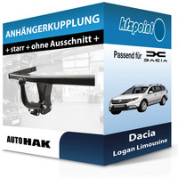 für Dacia Logan Limousine 10.2012-12.2016 Auto HAK AnhäNgerkupplung Starr Neu