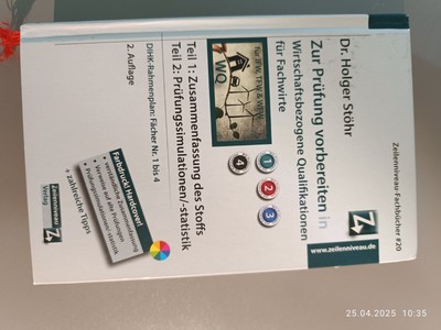 Prüfungsvorbereitung WQ - Dr. H. Stöhr