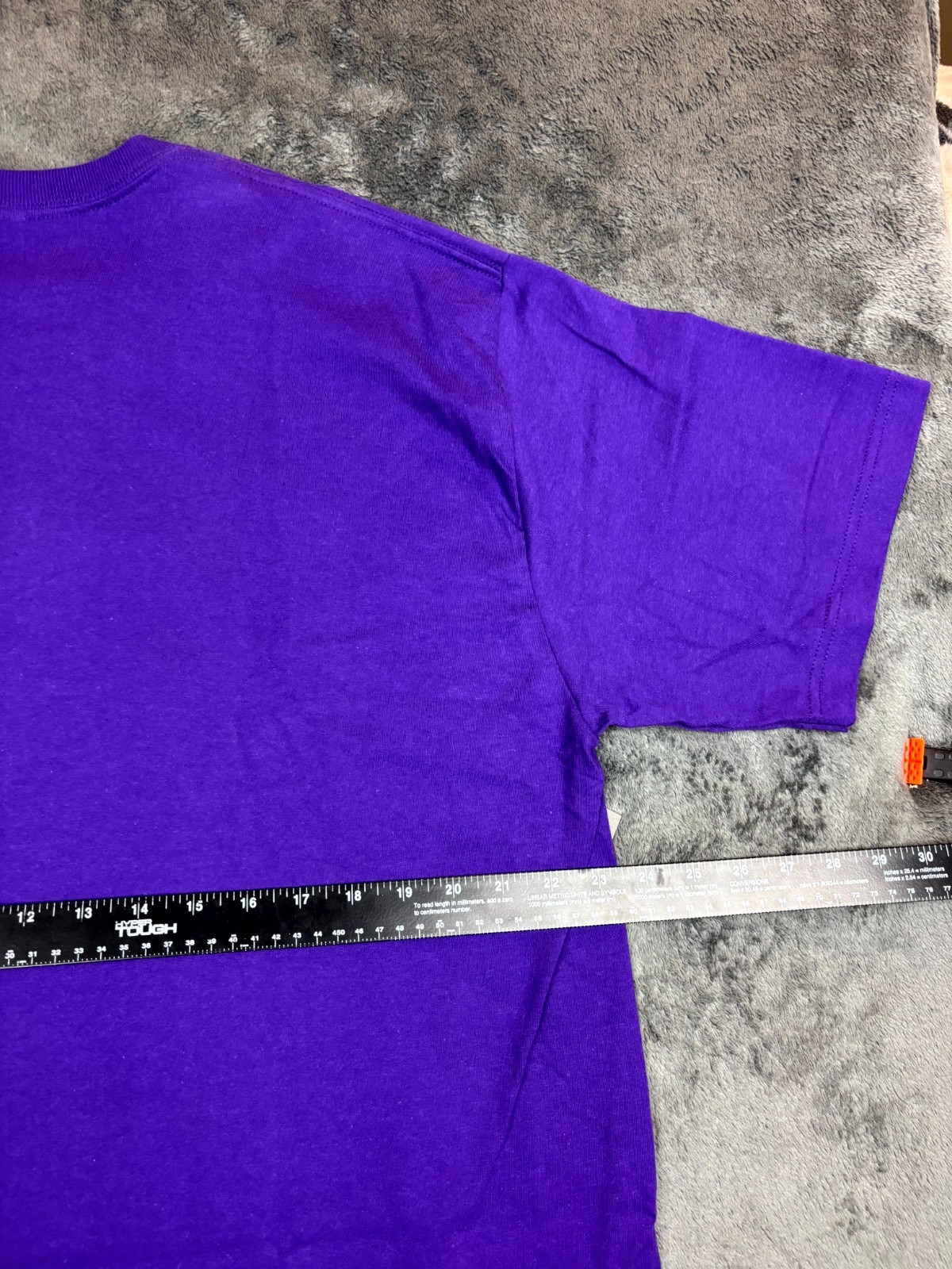 Supreme Arabic Logo Tee XL Purple Cotton Classic Logo T-Shirt New Mens Shirt thumbnail 9