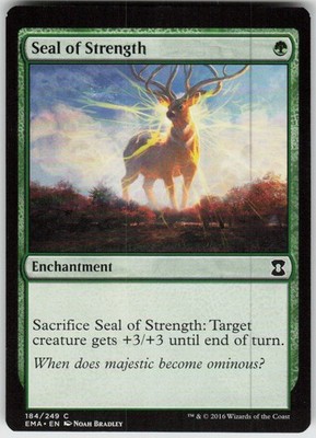 MP-02 Played Seal of Strength 184 EMA Eternal Masters C