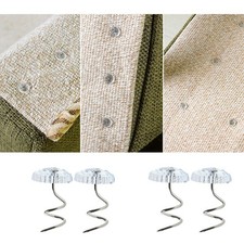  60 PCS Floorboard Nails Picture Securing Clip Double-headed Skirting