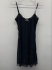Jolie & Joy Women's Black Lace Chemise Slip Dress Nightgown NWT Size S — photo 1