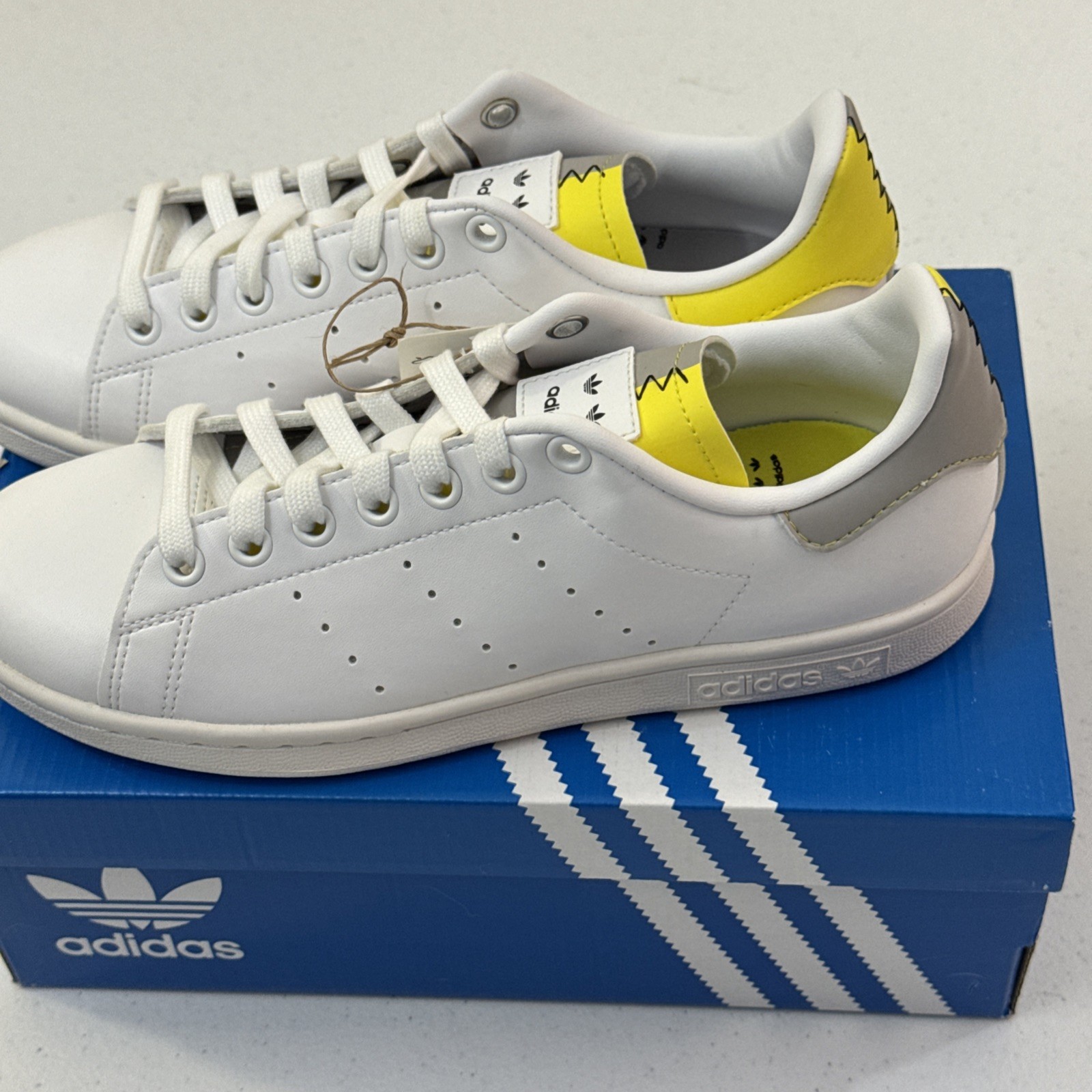Size 6.5 - Adidas Stan Smith White Silver Women NIB thumbnail 3