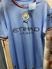 Erling Haaland PUMA Manchester City 23/24 Home Jersey Fan Version Men's Size M