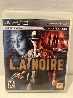 L.A. Noire (Sony PlayStation 3); CIB + Manual; Black Label; Tested Works