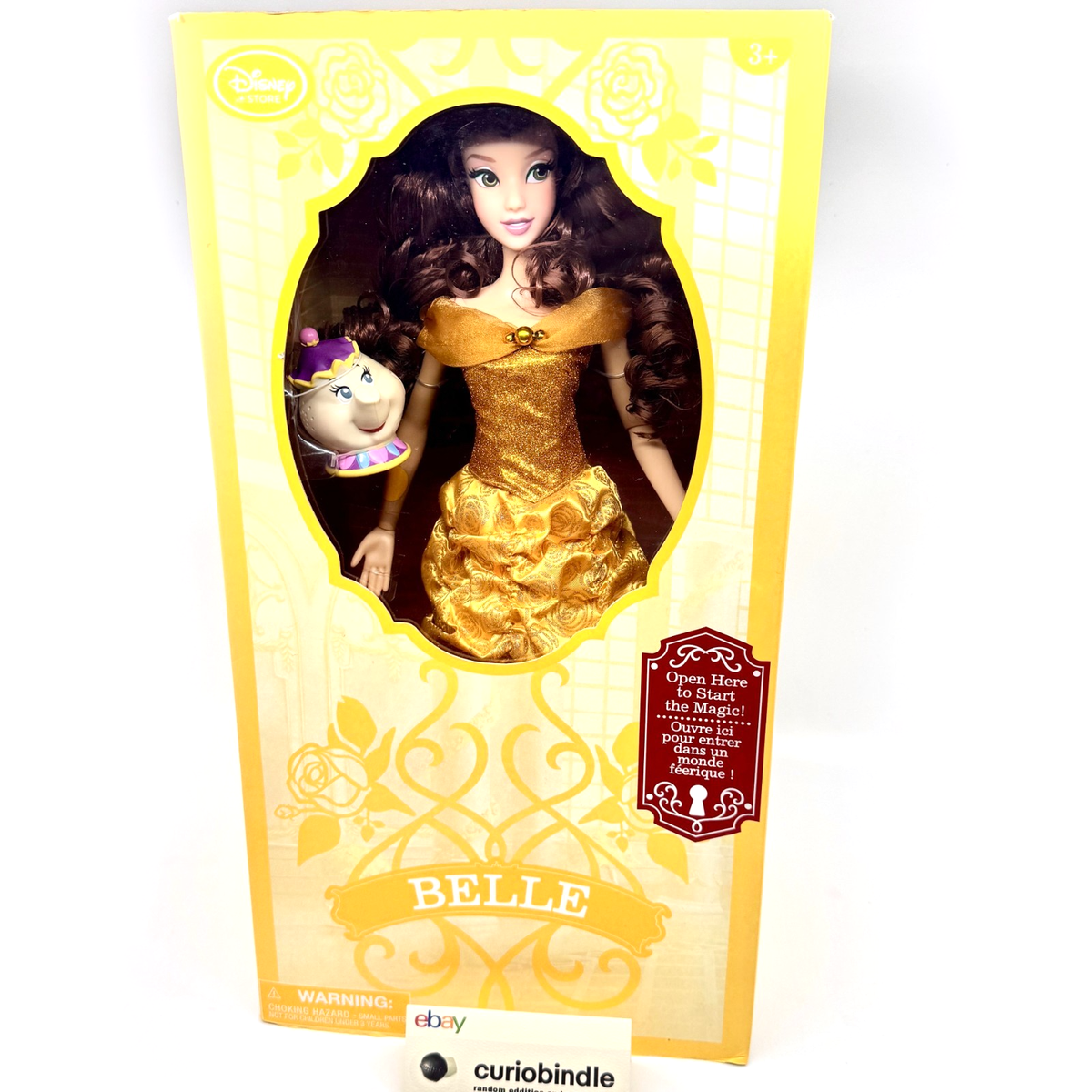 Disney Store Belle Deluxe Interactive Doll 16
