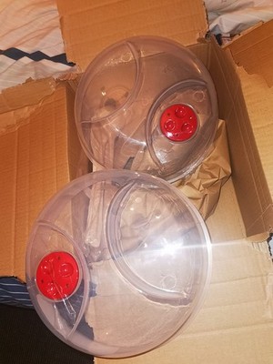 Mikrowellenteller Abdeckung, Mikrowellen Spritzschutz Deckel mit Dampfschlitzen, Kunststoff...