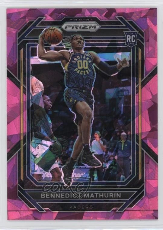 2022-23 Panini Prizm Pink Ice Prizm Bennedict Mathurin #254 Rookie RC 1k9t