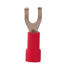 22-18 Awg Vinyl Insulated 8 Flanged Spade Terminal 100/Pkg. 