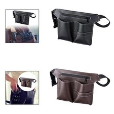 Barber PU waist bag, hairdresser fanny pack, hairdressing salon scissors storage