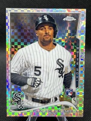 2014 Topps Chrome Marcus Semien Rookie X-Fractor #43 White Sox New York Mets