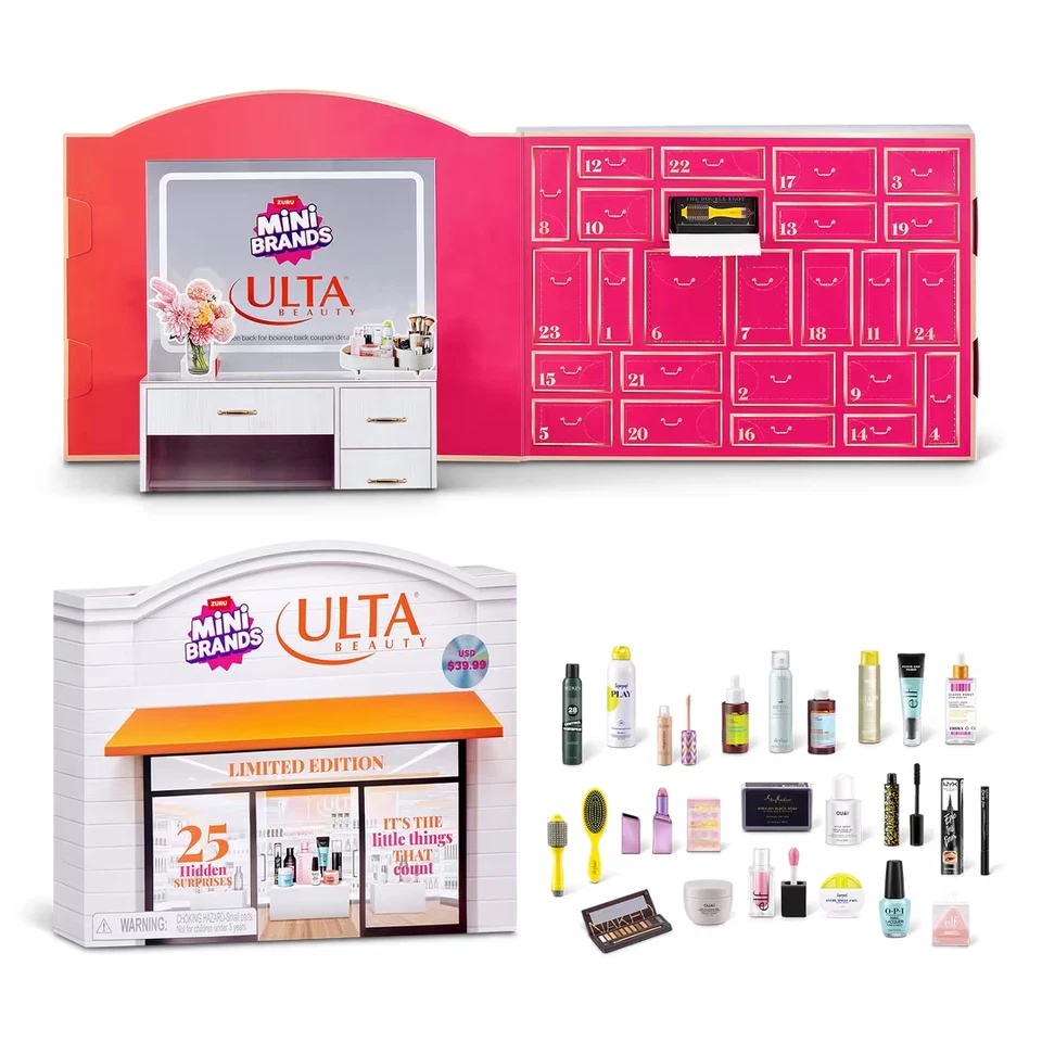 NEW❤ Ulta Beauty Advent Calendar X Zuru Mini Brands 2025 – 25 Hidden Toys - Image 2 of 4