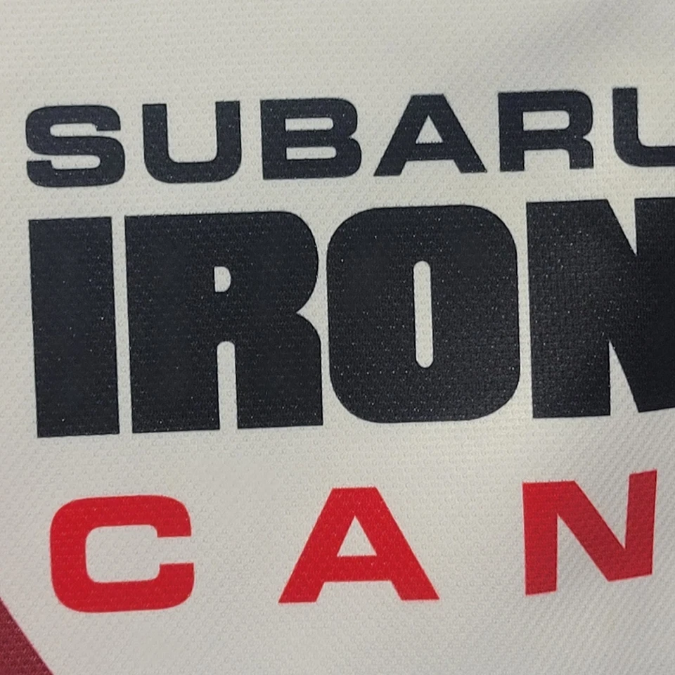 Sugoi Mens M White Subaru Ironman Canada Full Zip Cycling Jacket - Image 3 of 4