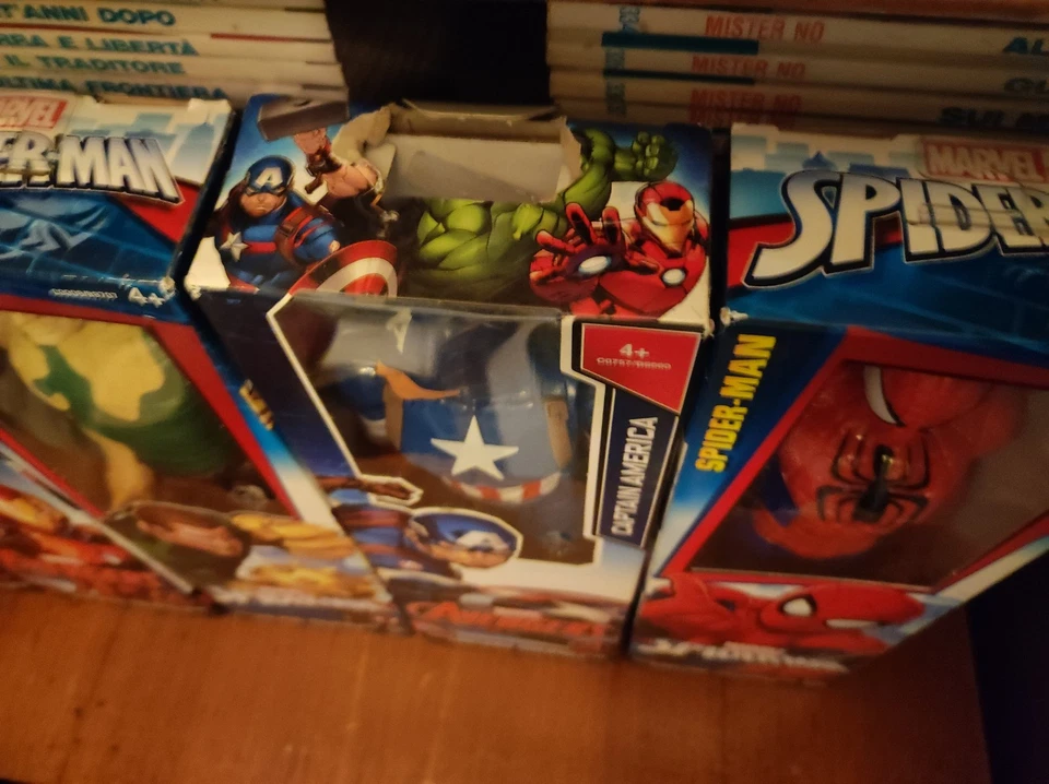 LOTTO 6 PERSONAGGI ACTION FIGURE MARVEL AVENGERS : TITAN HERO SERIES HASBRO 30CM - Immagine 2 di 4