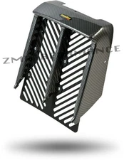 NEW YAMAHA BANSHEE YFZ 350 PLASTIC BLACK CARBON FIBER RADIATOR COVER PLASTICS