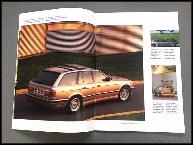 1995 BMW 525i 530i 540i 40-page Vintage Car Brochure Catalog - Touring - Image 4 of 4