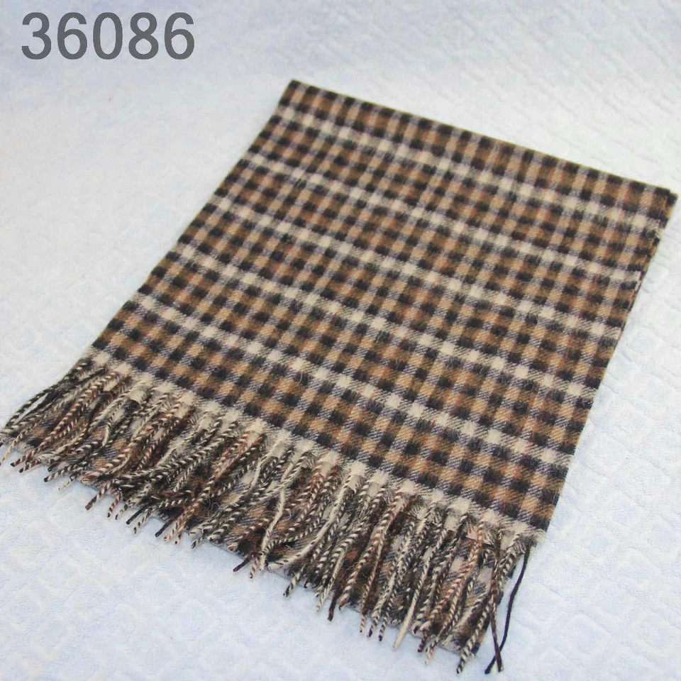 Sale New Vintage Mans Cashmere Wool Warm Striped Scarves Scarf GIFT 2055 - Image 4 of 4