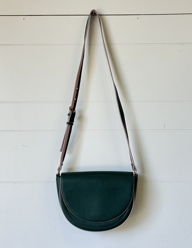 CATH KIDSTON Paintbox Collection Green Stratton Saddle Bag Crossbody Half Moon - 第 2/8 張圖片