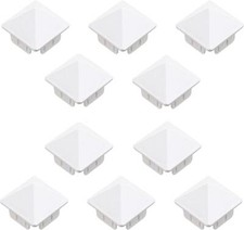 1 1/2" x 1 1/2" (1.390" x 1.390" Inside Dimension) Sharp Vinyl Picket Caps (P...